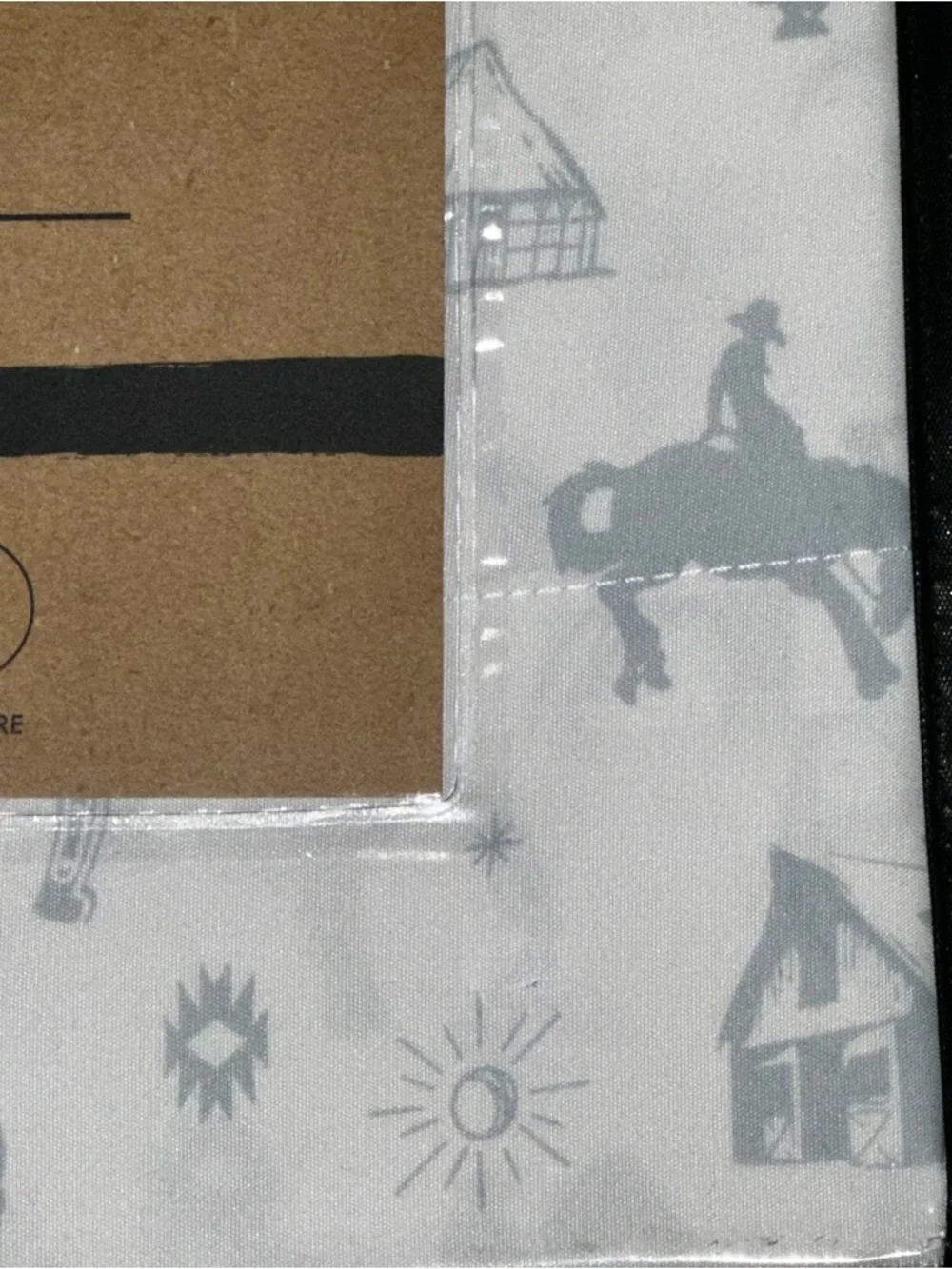 NEW Wrangler Horse Farm 6-Piece Blue Microfiber Queen Sheet Set
